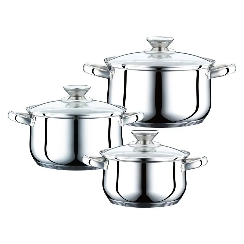 Peterhof Ph-15823 6-Piece Stainless Steel Cookware Set – Dishwasher Safe 1