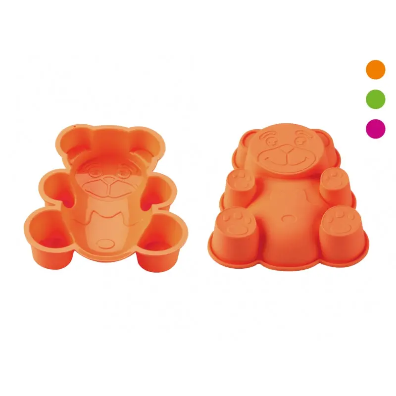 Peterhoff Ph-12843 Teddy Bear-Shaped Silicone Baking Pan 1