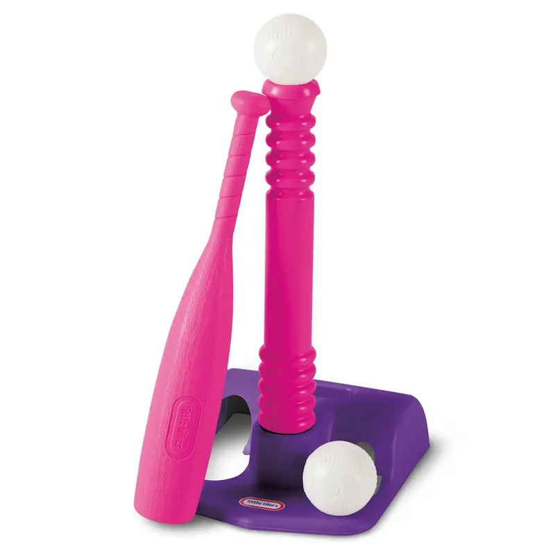 Pink And Purple Totsports T-Ball Set For Preschoolers 1