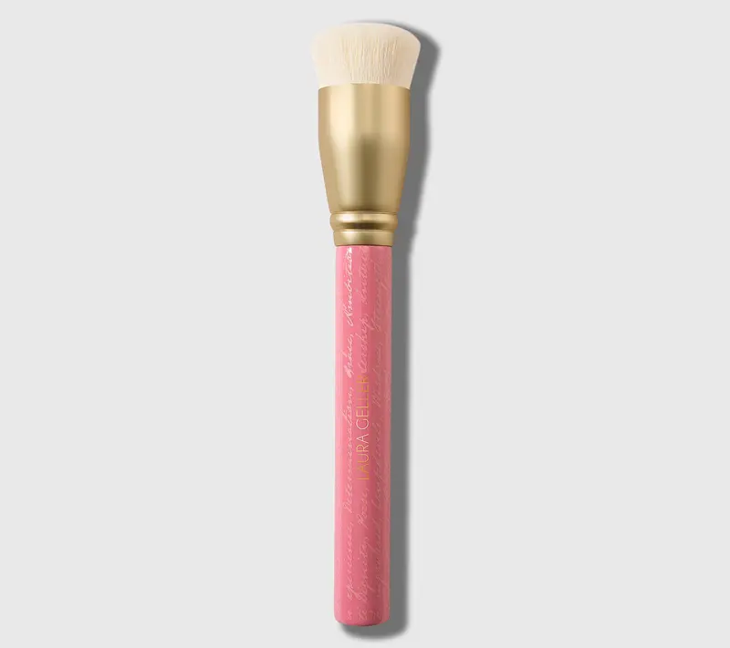 Pink Full-Coverage Foundation Blending Brush – Precision Dome Shape 1