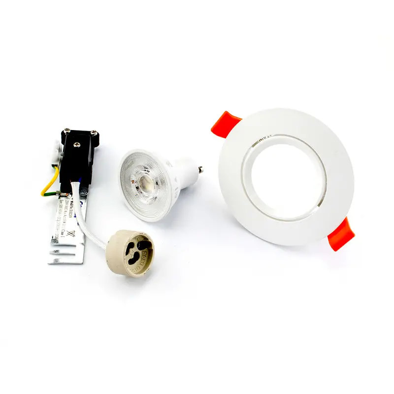Pioled R230 Coastal-Grade Tilt Recessed Downlight Kit – 5W, 90Mm, White 1
