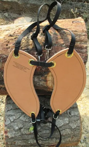 Premium Leather Shoulder Pads & Harness System For Load Distribution 1