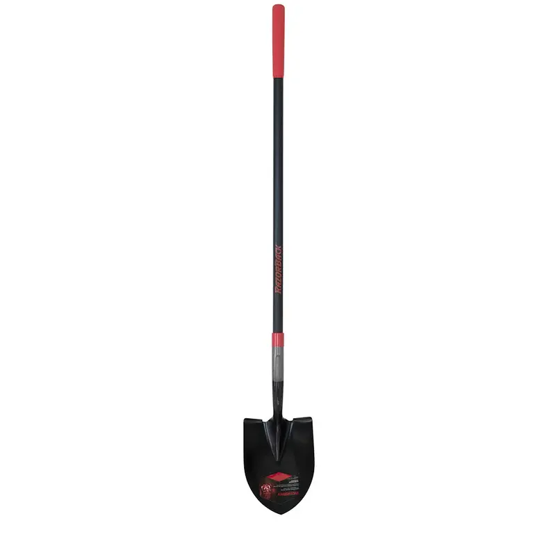 Razor-Back Fiberglass-Handled Shovel – Square Or Round Point Options 1