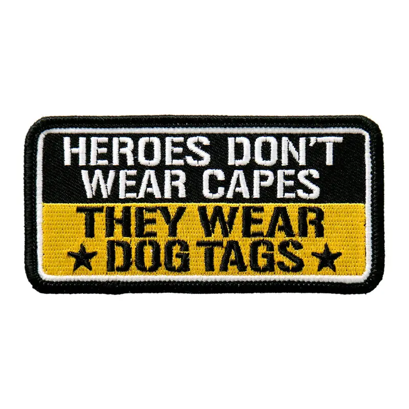 Real Heroes Wear Dog Tags, Not Capes 1