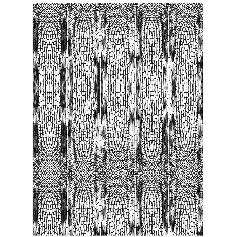 Rmr Rolling Mill Pattern: 'Root Tip Cross-Section' — 5 X 7 Inches 1