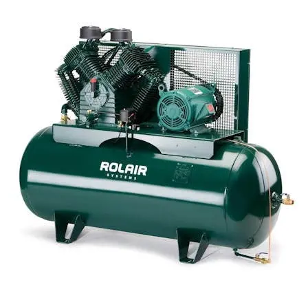 Rolair H10312K50 10 Hp Two-Stage Industrial Electric Air Compressor 1