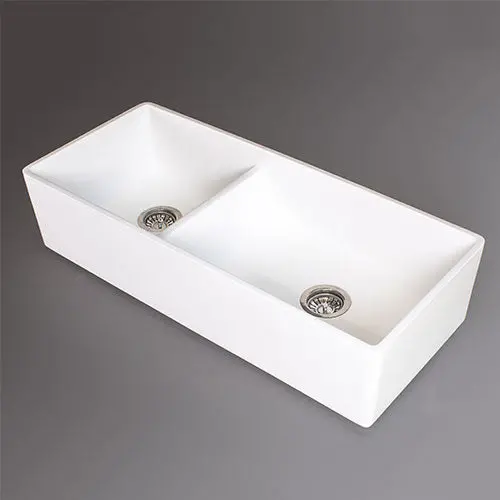 Rossco Extra-Long Double Bowl Top-Mount Butler Sink 1