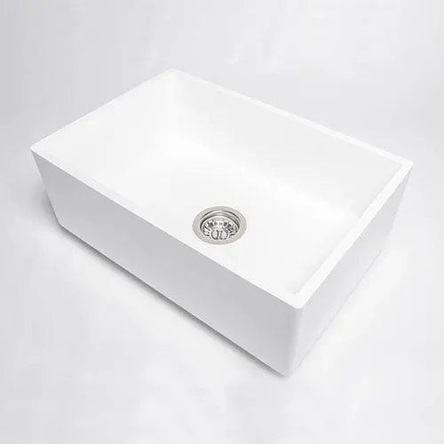 Rossco Poreclain Single-Bowl Countertop Butler Sink 1
