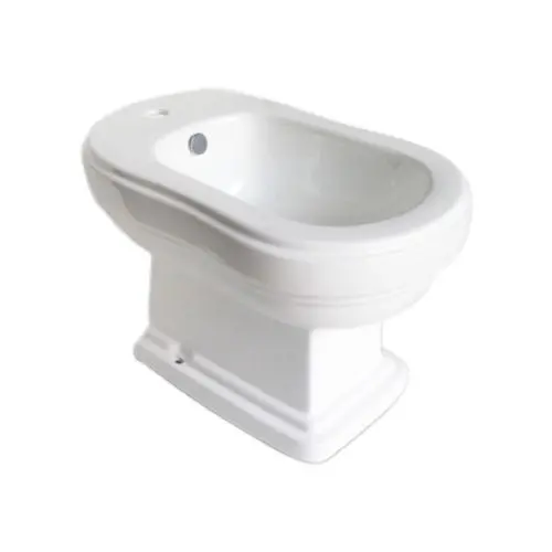 Rossco Retro White Floor-Standing Ceramic Bidet 1