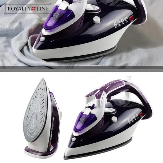 Royalty Line Db-2200.52 2200W Self-Cleaning Steam Iron With Non-Stick Soleplate (260Ml Tank) 1