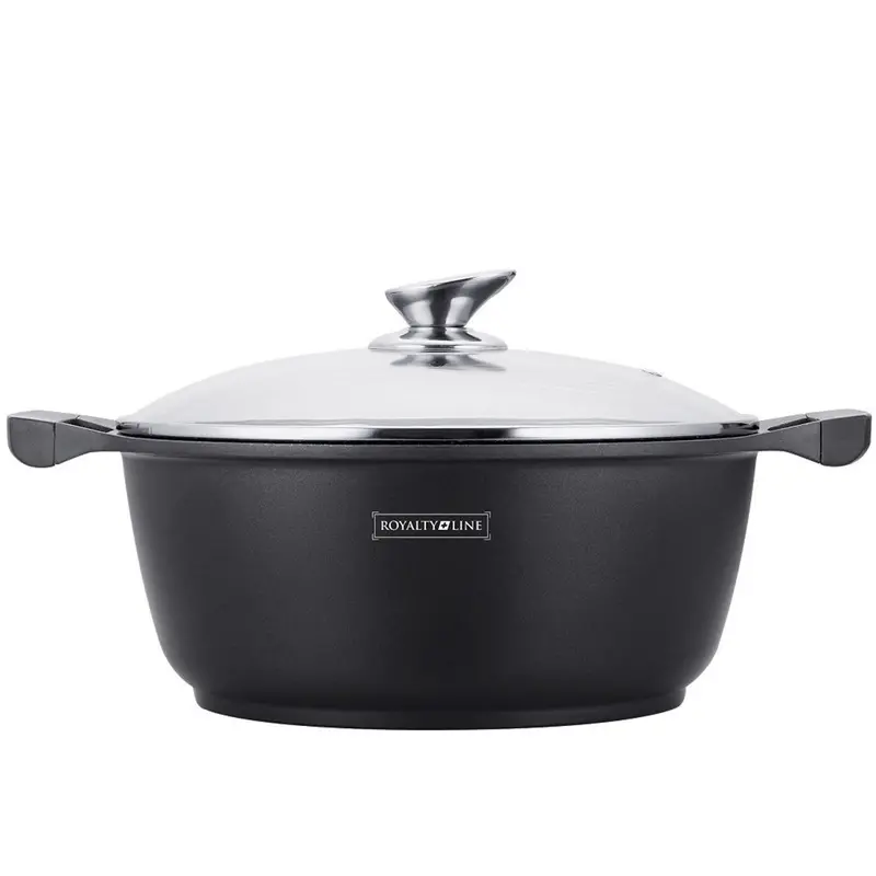 Royalty Line Rl-Bs34M 34 Cm Marble-Coated Cooking Pot 1