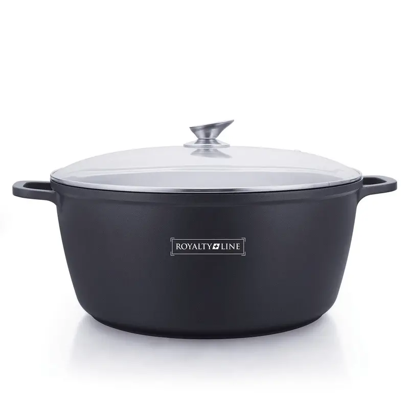 Royalty Line Rl-Bs40M 40Cm Marble-Coated Heavy-Duty Stockpot 1