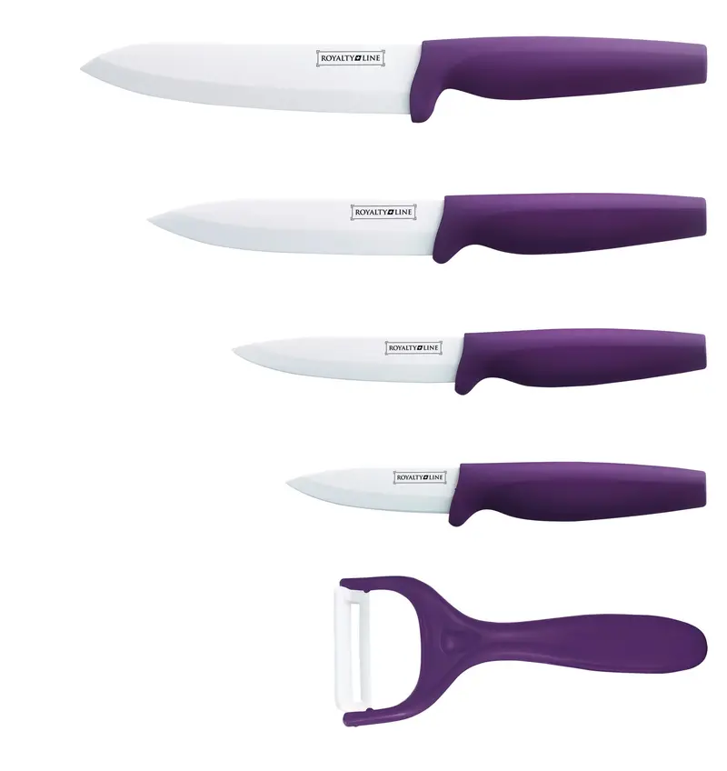 Royalty Line Rl-C4 5-Piece Ceramic Knife Set 1
