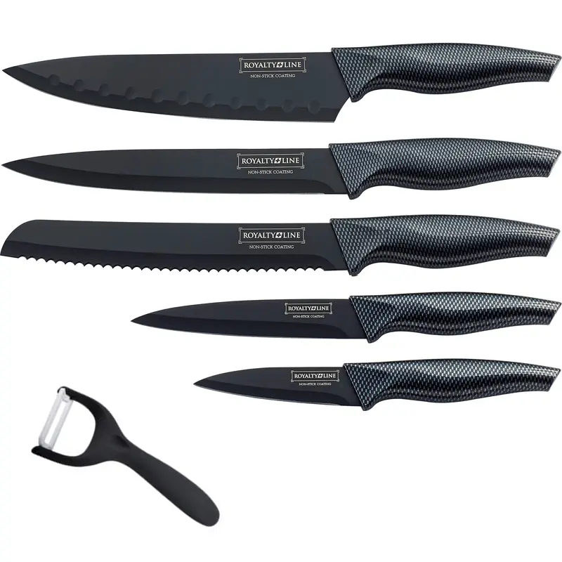 Royalty Line Rl-Cb5 5-Piece Chef'S Knife Set 1