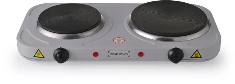 Royalty Line Rl-Dkp2500.15 Dual-Zone Hot Plate – 1000W + 1500W Adjustable Induction Cooktop 1