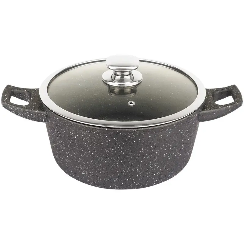 Royalty Line Rl-Fc24Cm 24 Cm Marble-Coated Soup Pot With Lid 1