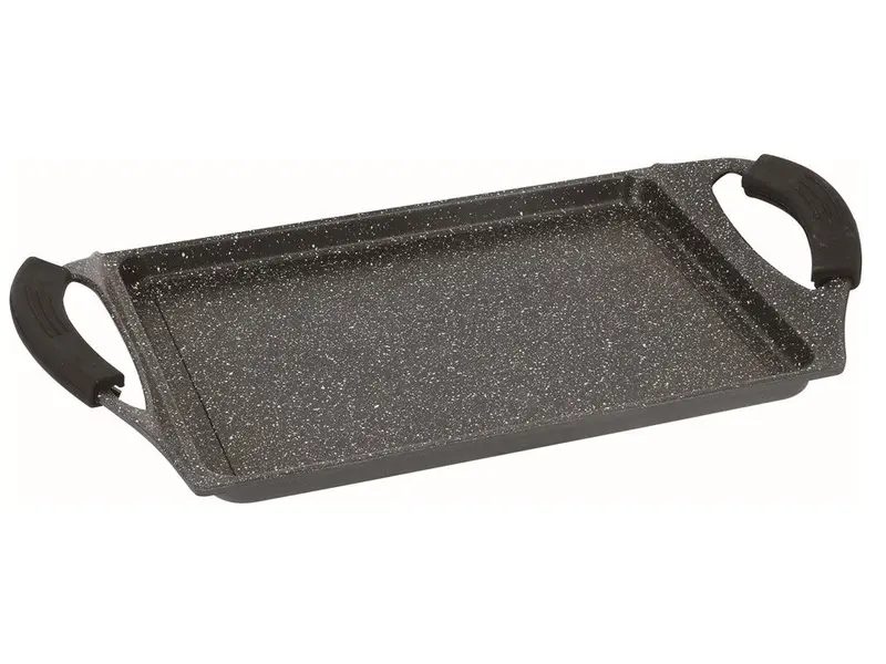Royalty Line Rl-Ntg34M Marble-Coated Dual-Handle Griddle Grill Pan – 34 Cm 1