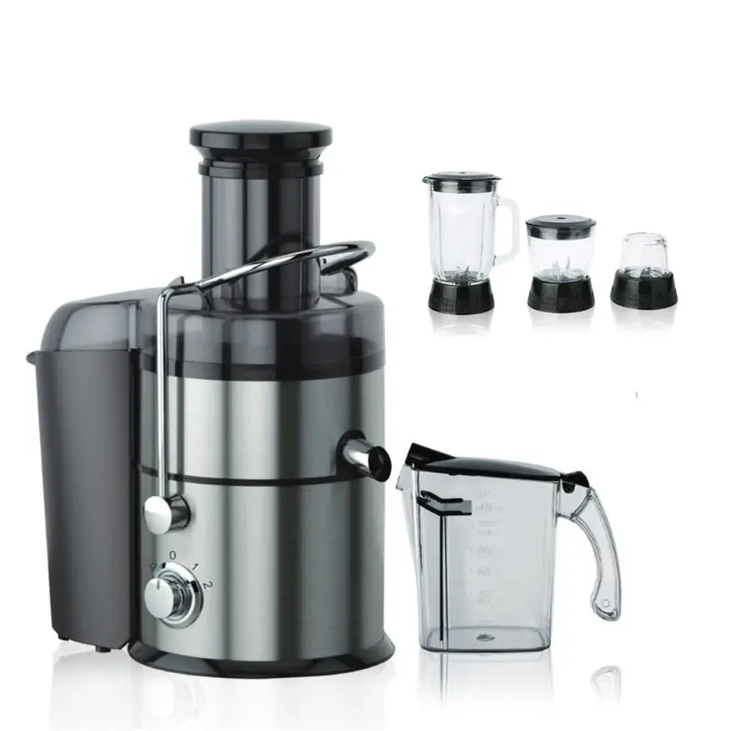 Royalty Line Rl-Pje-1000.4 4-In-1 Juice Extractor With Blender, Chopper & Grinder 1