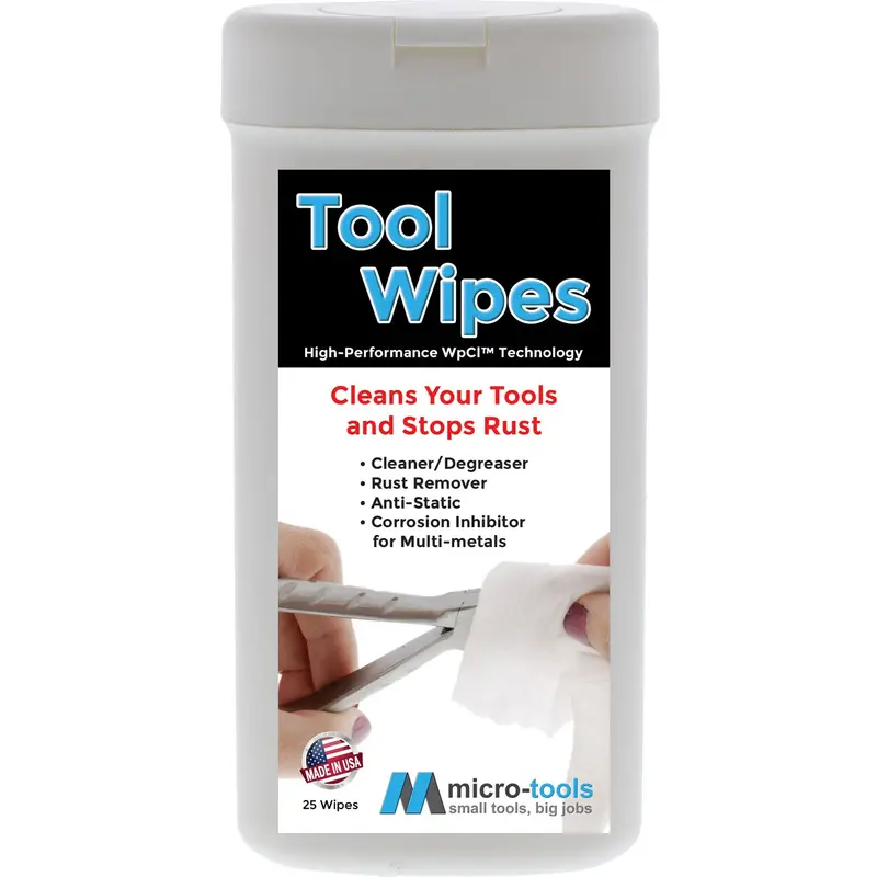 Rust-Inhibiting Tool Wipes For Cleaning And Protection 1