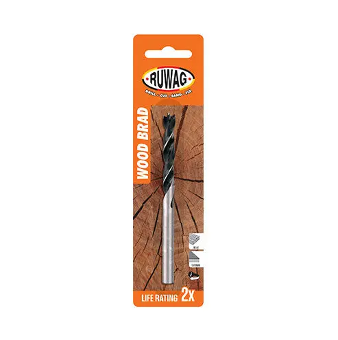 Ruwag 6 Mm Wood Brad Drill Bit – Optimized For Softwood & Joinery 1