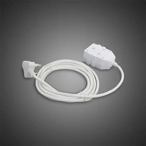 Selectrix White Janus Extension Cord – 10A, Compact Reel Design 6
