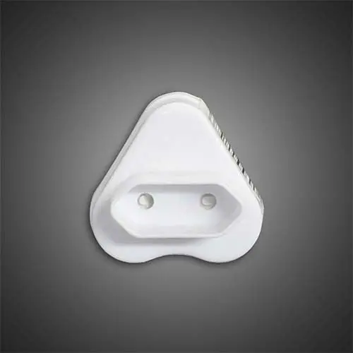 Selectrix White Single Euro Adaptor 1