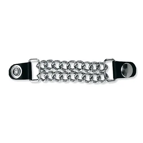 Sleek Nickel-Finish Snap Vest Extender 1