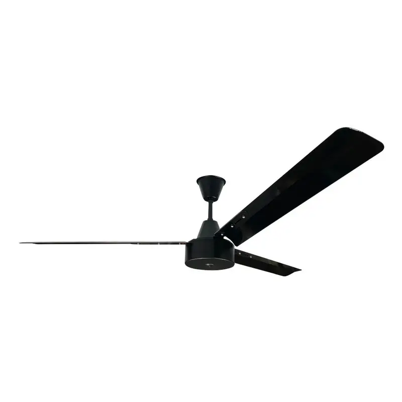 Solent Albatross 1650Mm 3-Blade Black Ceiling Fan 1