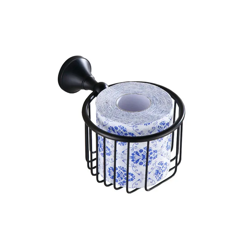 Sombre Replacement Toilet Roll Holder – Spare Cover Included 1