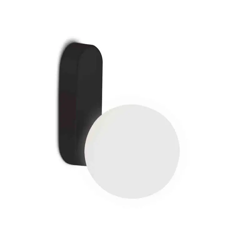 Spazio Bubble 6W Black Wall Light – 960Lm, 3000K Warm White 1