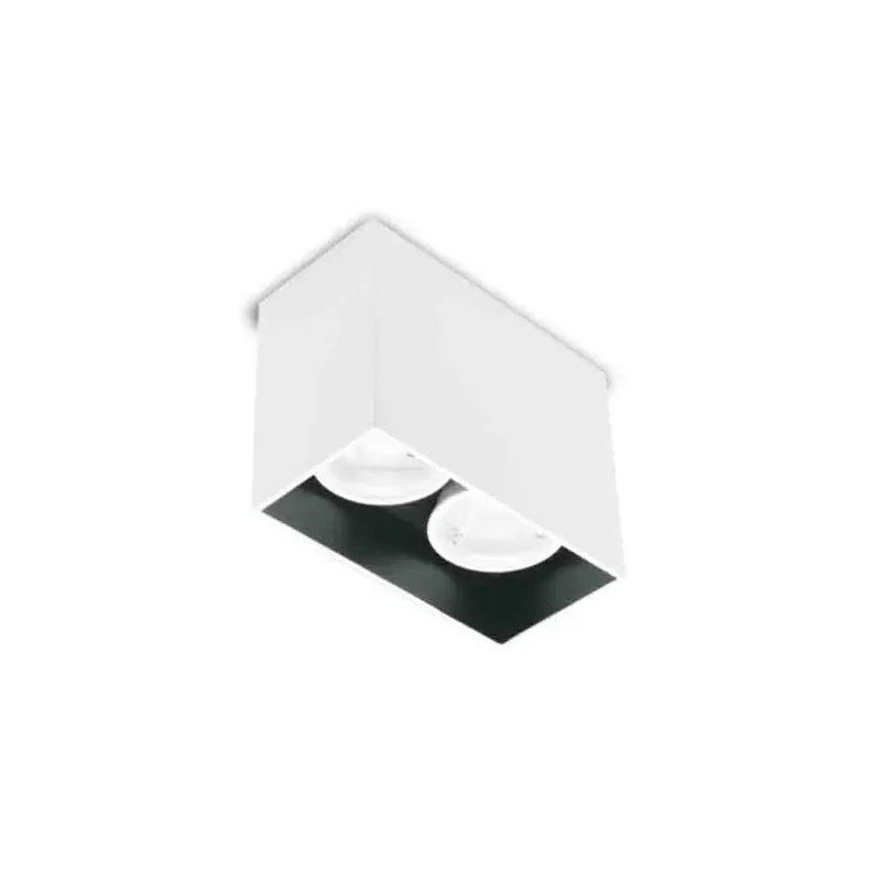 Spazio Cubo 2 Rectangular Surface-Mount Gu10 Downlight – 95×120×60Mm Profile 1