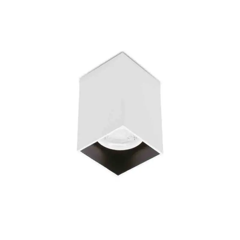 Spazio Cubo Compact Gu10 Surface Downlight – 95×60Mm Low-Profile Design 1