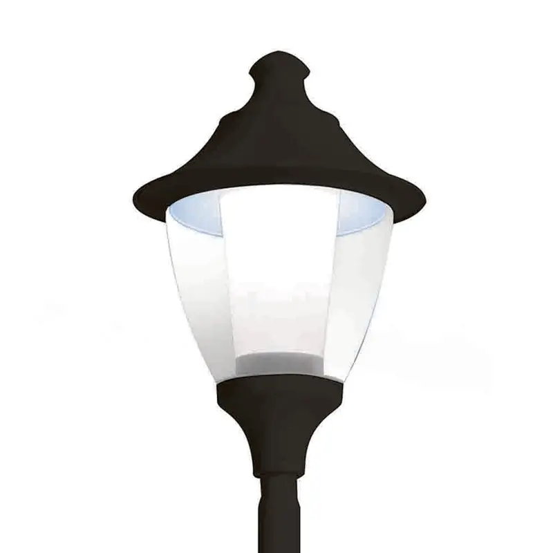Spazio Gino 400 Pole-Mounted Exterior Light Fixture 1