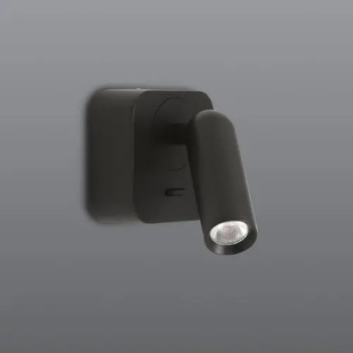 Spazio Hilton Compact Square Led Reading Light 1