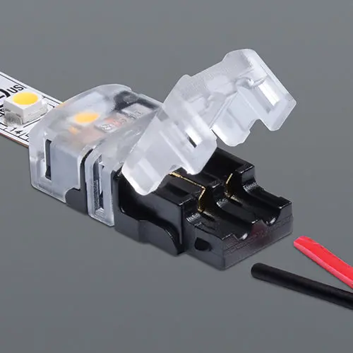 Spazio Hippo 10-Pack Strip-To-Wire Led Connector Kit 1