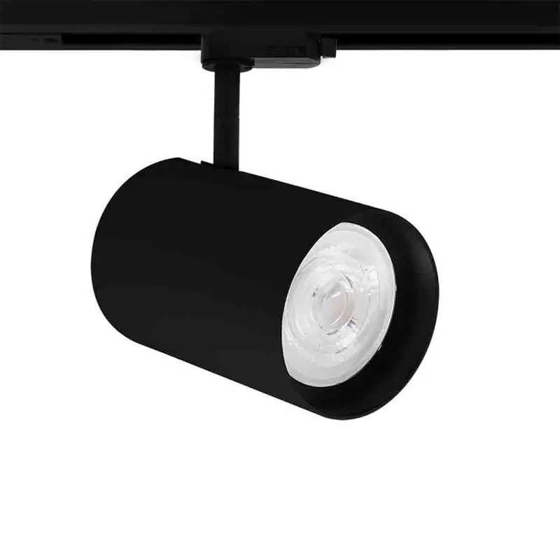 Spazio Lone Par30 4-Circuit Track Light – Matte Black Adjustable Spotlight 1