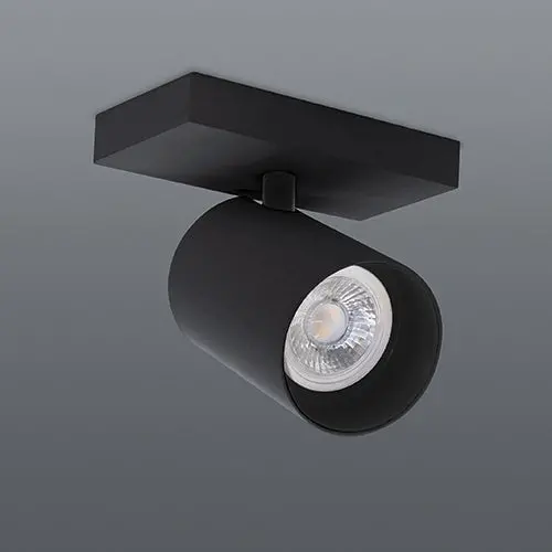 Spazio Lone Single-Head Aluminium Surface Spotlight 1