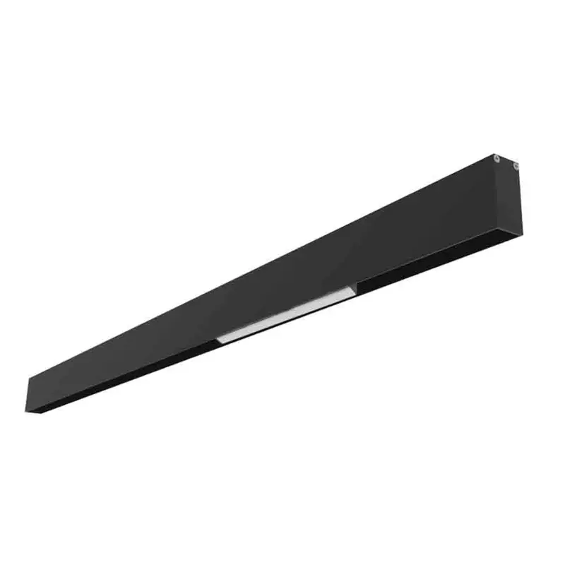 Spazio Magtrack 48V 8W Single-Track Linear Light – 3000K Warm White, Black 1