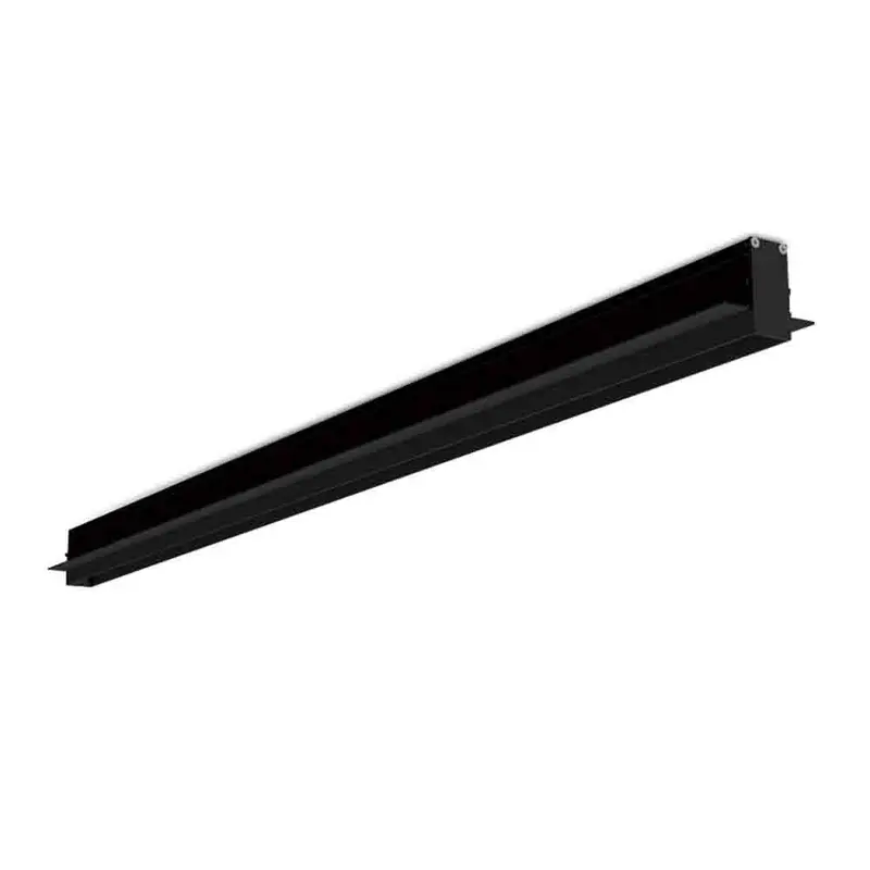 Spazio Magtrack 48V Recessed Linear Track System – Black 1