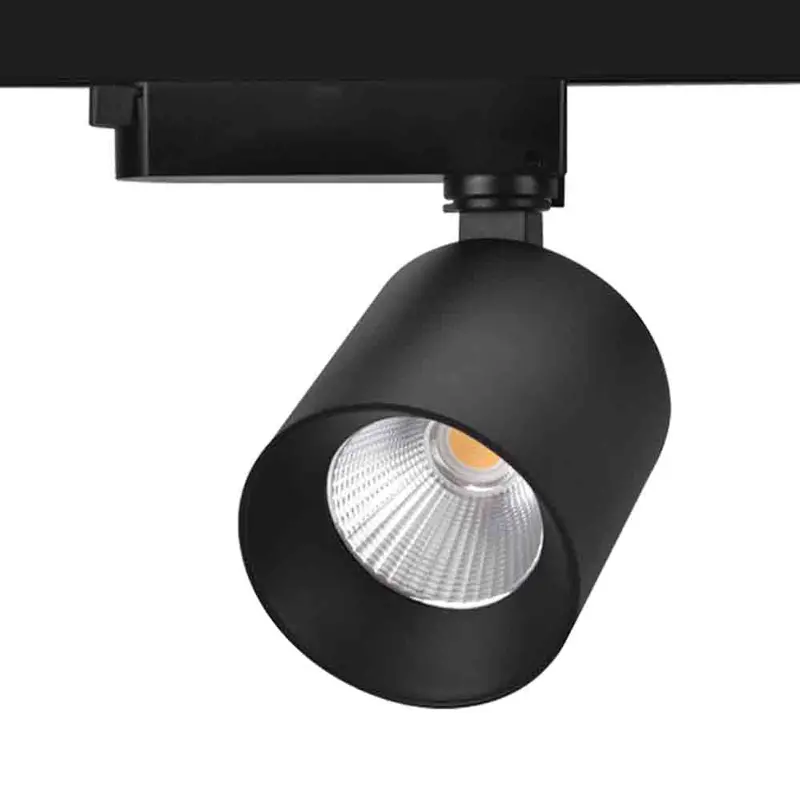 Spazio New York 3-Circuit Led Track Light – 30W, 3920Lm, 3000K, Black Rail 1