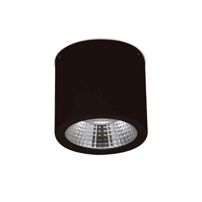 Spazio Portico Slim 25W Surface-Mount Led Downlight – 3030Lm, 24° Beam, Black Housing 1
