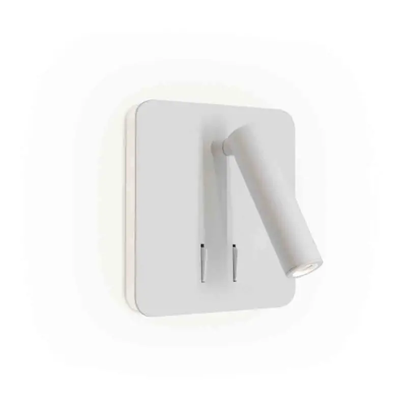 Spazio Spin Square Metal Reading Light – 3W, 220Lm, 3000K 1