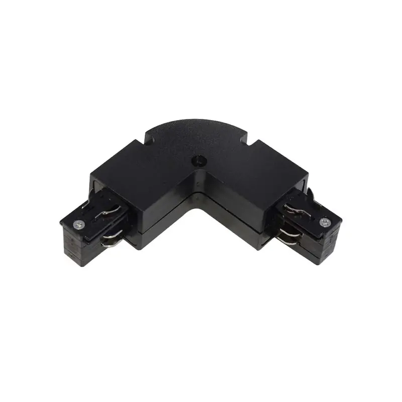 Spazio Square 4-Wire 90° Corner Joint Track Fitting 1