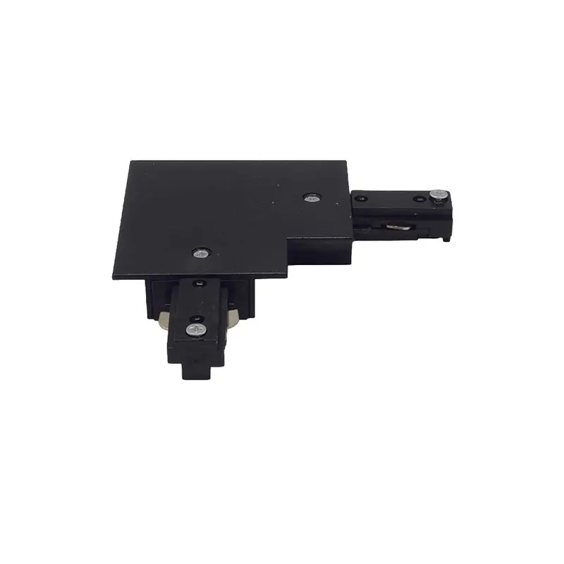 Spazio Three-Wire 90° Recessed Track Corner Connector 1