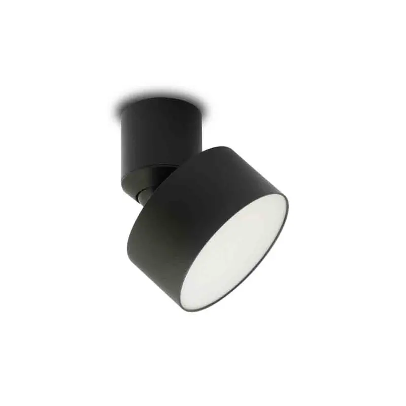 Spazio Time & Again Medium Black Ceiling Light – 12W Warm White Led 1