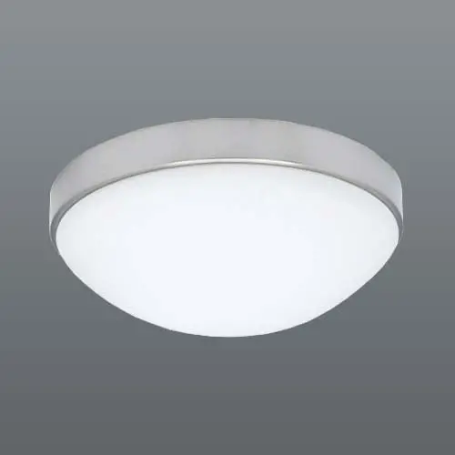 Spazio Troy Nickel-Finish Ceiling Light With Decorative Base 1