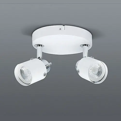 Spazio York 2-Head Round Ceiling Spotlight – Compact Circular Mount 1