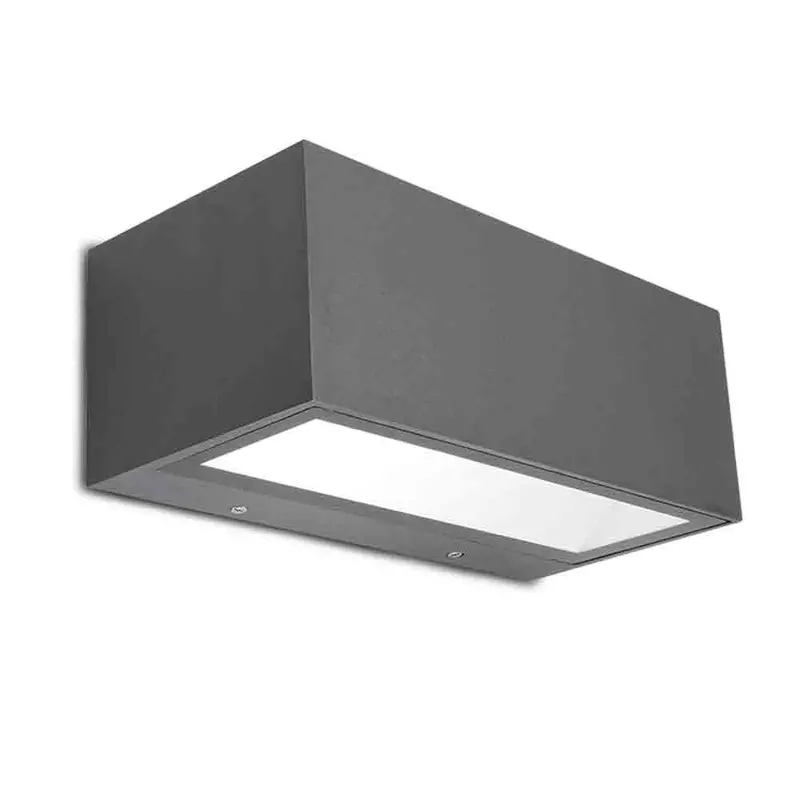 Spazio Zelda Large Box-Shaped Wall Light – 20W, 1600Lm, Warm White, Cloud White 1