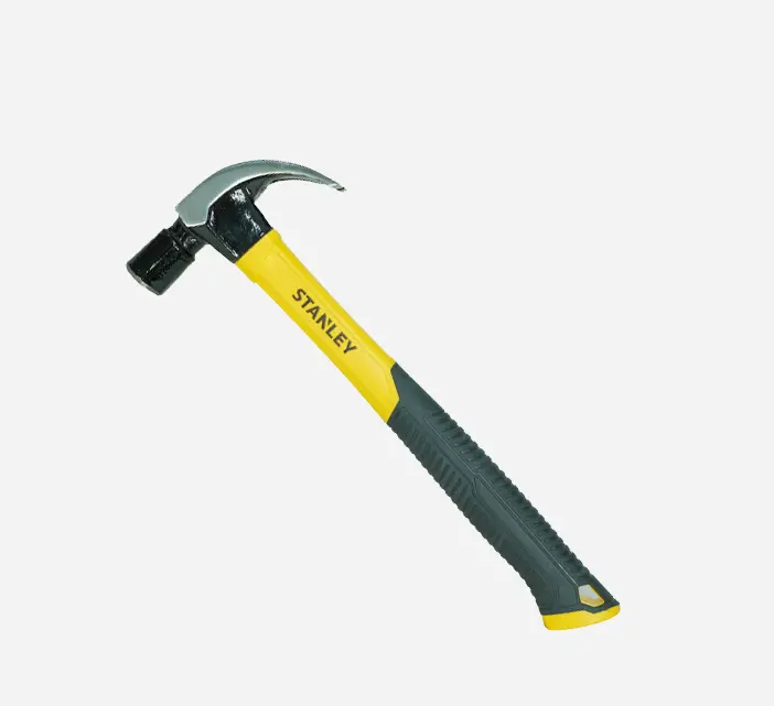 Stanley 16-Ounce Claw Hammer – Fiberglass-Reinforced Glass-Filled Nylon Handle 1