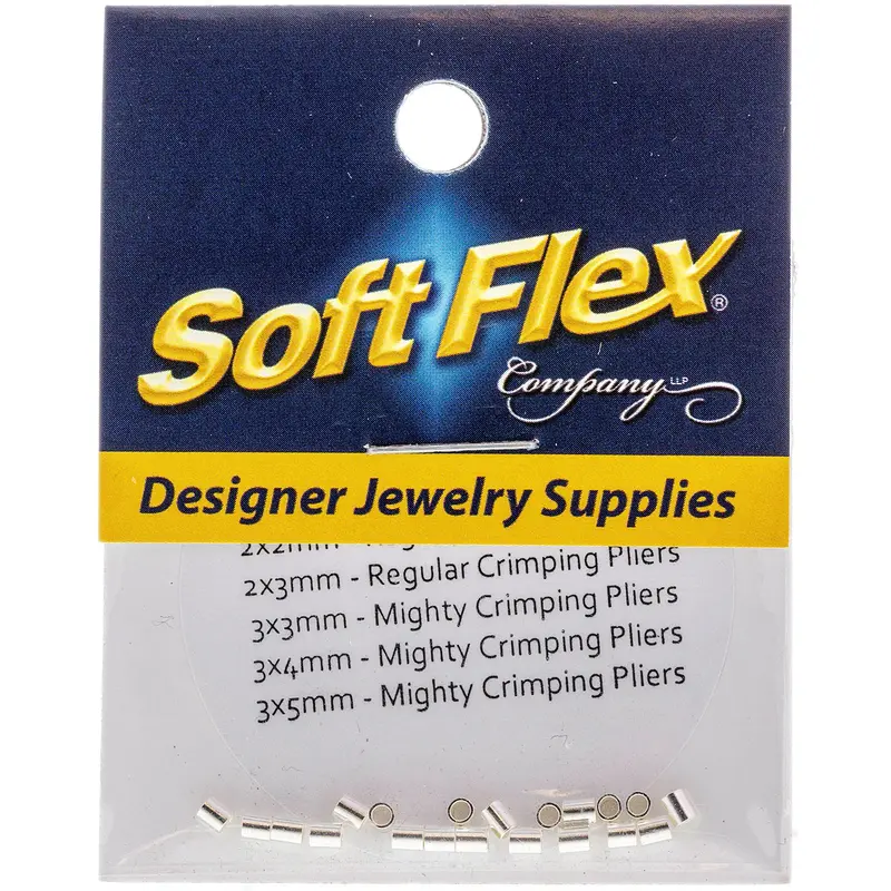 Sterling Silver Crimp Tubes – 2×2 Mm, Pack Of 20 1